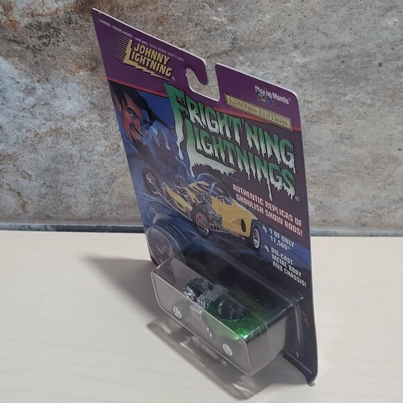 Johnny Lightning Willys Gassers II 1933 Speedy White Lightning Chase Blue 2002 - Picture 8 of 11